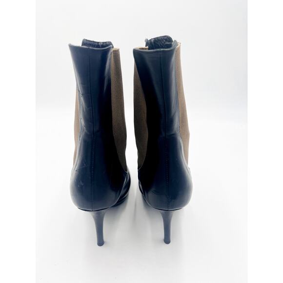 Dries Van Noten Black Heeled Leather Boots EUC Sz 9 - Picture 6 of 12